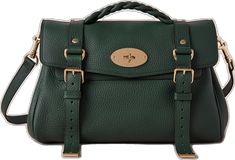 Designer Satchel With Hasp Closure And Top Handle, Designer Top Handle Satchel With Hasp Closure, Travel Briefcase With Branded Hardware In Satchel Shape, Green Designer Shoulder Bag, Luxury Green Workwear Shoulder Bag, Luxury Green Shoulder Bag For Work, Luxury Green Satchel Briefcase, Classic Travel Briefcase With Branded Hardware, Everyday Use Satchel Briefcase With Branded Hardware