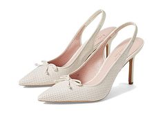 Kate Spade New York Veronica High | Zappos.com Chanel Shoes Heels, Kate Spade Heels, Ballet Core, Middleton Style, Kate Middleton Style, Kate Spade Shoes, Wedding Heels, Perforated Leather, Slingbacks