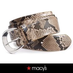 in stock Python Print, Faux Leather Belts, Belts For Women, Emboss, Leather Belt, Women's Accessories, Silver Tone, Pick Up, In Store