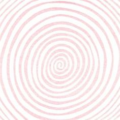 an abstract pink and white background with spirals in the center, as well as circles