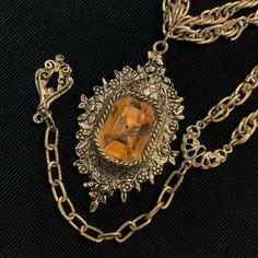 Vtg Victorian Revival Amber Paste Glass Repousse Floral Pendant Choker Necklace | eBay Pendant Choker Necklace, Orange Necklace, Victorian Revival, Pendant Choker, Red Bracelets, Floral Pendant, Amber Necklace, Bohemian Jewelry, Orange Red