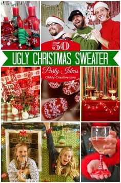 ugly christmas sweater party ideas for the whole family