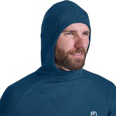 Built for ski touring and other high alpine activities on cold days, the ORTOVOX Merino Thermovent Hoodie is prepared to keep you as warm as possible without sacrificing breathability. Constructed with sustainably produced virgin Merino wool, you are naturally protected against the cold with its temperature and moisture-regulating properties. An excellent weight-to-insulation ratio ensures you stay warm when worn and packs up small for an easy carry when your baselayer is no longer necessary. Functional Breathable Winter Hoodie, Breathable Functional Winter Hoodie, Functional Balaclava With Adjustable Hood For Outdoor Activities, Technical Outdoor Hoodie With Adjustable Hood, Functional Hooded Balaclava For Winter Sports, Functional Hooded Balaclava For Outdoor Activities, Breathable Winter Hoodie For Outdoor, Functional Windproof Hoodie For Cold Weather, Functional Midweight Winter Hoodie