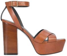 Brown Platform Heels For Beach, Elegant Brown Platform Heels, Brown Suede Platform Sandals, Brown Ankle-high Platform Heels, Leather High Heel T-strap Platform Sandals, Rock'n Roll, Saint Laurent Shoes, Platform Heel, Platform Sandals Heels