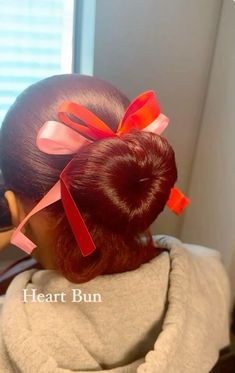 Fancy Natural Hairstyles Black Women, Heart Buns, Heart Bun, Best Hairstyles For Women, Sleek Ponytail Hairstyles, Quick Weave Hairstyles