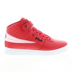 Model Name: Vulc 13 2d Model Number: 1fm01752-602 Material: Synthetic Color: Red Black White Condition: New With Box Width: Medium (D, M) Fila Was Founded In 1911 In Italy By The Fila Brothers. They Are One Of The World's Largest Sportswear Manufacturing Companies. Fila Has Become Synonymous With Performance And Sophistication. They Use Premium Fabrics Designed To Radiate The Sophistication Of Italian Craftsmanship. Fila Is Committed To Standing Out, And Not Blending In. Synthetic Skate Shoes With Red Sole And Round Toe, Skate Shoes With Red Sole, Synthetic Skate Shoes With Red Sole, University Red High-top Synthetic Sneakers, University Red Cushioned Lace-up Skate Shoes, University Red Lace-up Skate Shoes With Cushioned Footbed, Red High-top Synthetic Basketball Shoes, University Red Mid-top Synthetic Sneakers, Red Mid-top Synthetic Skate Shoes