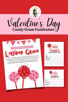 valentine's day candy gran fundraiser flyer