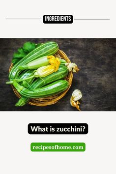 what is zucchini Store Zucchini, Benefits Of Zucchini, Zucchini Benefits, How To Cook Squash, Summer Squash, Zucchini Recipes