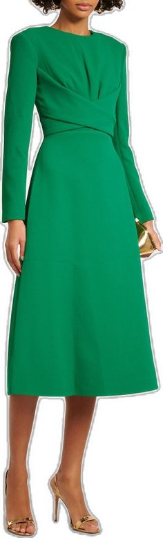 Spring A-line Crepe Dress, Fitted A-line Crepe Midi Dress, Elegant A-line Maxi Dress With Back Zipper, Formal A-line Viscose Midi Dress, Chic Crepe Maxi Dress, Elastane A-line Party Dress, Chic Evening Crepe Maxi Dress, Chic Crepe Maxi Dress For Evening, Fitted Crepe Maxi Dress