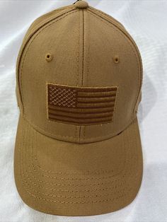 H3 Sports gear company American flag embroidered snapback hat. New!! Military Style Sports Hat, Brown Snapback Hat For Sports With Curved Bill, Military Style Brown Baseball Cap With Flat Bill, Military Snapback Baseball Cap With Logo Patch, Military Style Snapback Hat With Curved Brim For Sports, Military Style Sports Snapback Hat With Curved Brim, Military Style Baseball Cap With Curved Brim For Sports, Military Style Sports Hat With Flat Bill, Military Style Flat Bill Sports Hat