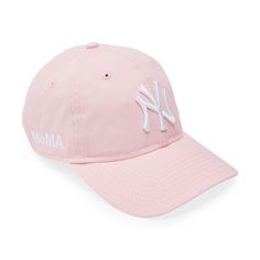 MoMA Exclusive: This adjustable cap, by New Era, a company that has been manufacturing baseball caps since the 1930s, is available in multiple colors, including an all-white version with sewn-in thread that glows in the dark. The cap features the New Era logo and the MLB (Major League Baseball) emblem. The New Era NY Yankees Cap was featured�in MoMA's exhibition�Items: Is Fashion Modern?� New Era is also represented in MoMA's collection.�The white version feaures the New Era and MoMA logos as we Yankees Cap, New Era Logo, Triangle Bag, Ny Yankees, New Era Cap, Exclusive Gift, Green Item, Major League Baseball, Major League