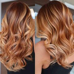 35 Stunning Strawberry Blonde Hair Ideas to Make You Stand Out in 2023 Dark Roots With Strawberry Blonde Hair, Red Brown And Blonde Hair Color, Blond And Strawberry Highlights, Honey Blonde Hair With Copper Highlights, Balayage Hair Red And Blonde, Cooper And Blonde Balayage, Strawberry Blonde With Balayage, Ombre Hair Strawberry Blonde, Strawberry Blond Highlight