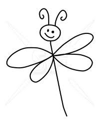 a black and white drawing of a bug on a white background with the words, i love