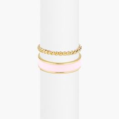 Available in 14k gold plated brass Liv Rope Ring: Band width: 1/8" Madison Enamel Ring: Band width: 5mm enamel filled Made in the USA SKU: STR1001 Cute Dainty Rings, Preppy Ring, Trendy Rings, Rope Ring, Preppy Jewelry, School Jewelry, Jewelry Accessories Ideas, Rings Jewelry Fashion, Gold Ring Sets