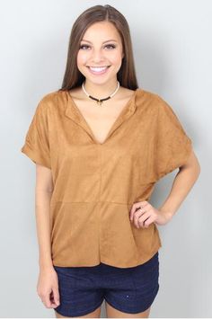 Sure of it Suede Top: $36 Suede Top, Suede Tops