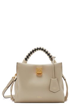 Mulberry Small Iris Leather Top Handle Bag | Nordstrom Mulberry Iris, Womens Designer Handbags, Purse Brands, Black Handle, Everyday Bag, Small Leather Goods, Leather Top, Cow Leather, Purses And Handbags