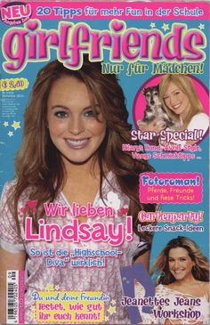 a magazine cover with a woman smiling