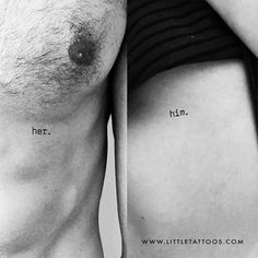 two men with small tattoos on their stomachs, one has the word'i am,