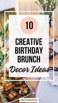 Keep your birthday brunch fresh and contemporary with these modern party ideas. Impress your guests with sleek designs and innovative concepts. Brunch Decorating Ideas Events, Birthday Breakfast Decorations, Brunch Birthday Party Ideas Decoration, 18th Birthday Brunch Ideas, Brunch Birthday Ideas, Birthday Brunch Decor, Birthday Brunch Ideas Decorations, Birthday Brunch Party Decorations, Birthday Brunch Decorations