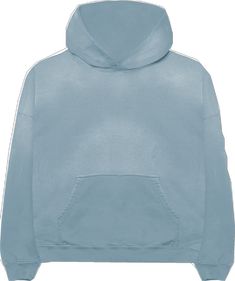 Small Baby, Blue Hoodie, Baggy Fits, Fleece Hoodie, Made In The Usa, Baby Blue, Spray, Blue