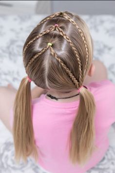 Lovly heart Braid Hairstyles Ideas, Girls Hairdos