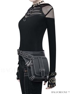 BagForLove - Retro Steampunk Motorcycle Hip Belt Bag with Phone Pouch - Stylish & Functional Product Description Color Black Material PU Leather Bag Size Mini Closure Type Zipper Strap Type Adjustable Type Fashion Leg Bag Pattern Type Plain Size Chart INCH CM Bag Height Bag Length Bag Width Strap Length 3.9 inch 7.1 inch 7.5 inch 43.3 inch Bag Height Bag Length Bag Width Strap Length 10 cm 18 cm 19 cm 110 cm Details Pictures Similar Products h2 { text-align: center; } /* æ¢è¡ */ li{ white-space: normal; word-break: break-all; word-wrap: break-word; } .red-box { width: 100%; display: flex; flex-direction: row; flex-wrap: wrap; justify-content: center; } .red-box > div { width: 190px; height: 250px; margin: 10px; } .red-box > div > a > img { width: 190px; height: 250px; } .size-box { width Black Punk Style Shoulder Bag, Black Punk Satchel Shoulder Bag, Black Punk Style Satchel Shoulder Bag, Black Punk Shoulder Bag With Zipper Closure, Alternative Style Black Shoulder Bag With Zipper, Black Alternative Shoulder Bag With Zipper Closure, Alternative Black Shoulder Bag With Zipper, Alternative Black Shoulder Bag With Zipper Closure, Edgy Black Shoulder Bag With Mobile Phone Holder