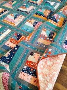 the quilt is made up and ready to be sewn