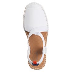 Hello, perfect slingback sandals! These water-friendly espadrille style flats feature a comfy neoprene strap, open heel, and a non-skid rubber sole. The best part about these shoes? Cushiness alert: the padded footbed makes them super walkable! No half sizes, please size up! White Closed Toe Summer Slingback Sandals, White Closed Toe Slingback Sandals, Casual Slingback Sandals With Round Toe, White Slingback Sandals For Vacation, Spring Sandals With Rubber Sole For Everyday Use, Spring Sandals With Rubber Sole, White Open Toe Slingback Sandals Casual, Casual White Slingback Sandals For Summer, Casual White Open Toe Slingback Sandals