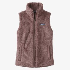 Patagonia Women's Los Gatos Vest WOMEN - Clothing - Outerwear - Vests Patagonia Teskeys Fleece Vest Women, Patagonia Style, White Charcoal, Fleece Vest, Patagonia Womens, Pair Of Pants, Hand Warmers, Womens Vest, Fair Trade