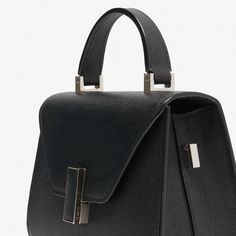 MICRO HANDBAG ISIDE CALF LEATHER VS LIGHT GOLD,NN Valextra Iside, One Shoulder Backpack, Blue Luxury, Micro Bag, Shoulder Backpack, Top Handle Handbags, Dyeing Techniques, Bag Shop, Fold Wallet