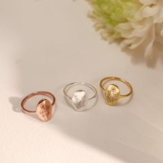 "Introducing our stunning Birth Flower Ring, a beautifully crafted piece of jewelry that allows you to celebrate your unique birth month while also honoring the special relationships in your life. This ring is the perfect way to symbolize the bond you share with your family, best friends, bridesmaids, or mother-daughter relationships. Each ring is made to order and personalized with the birth flowers of your choosing. This makes it a truly unique and thoughtful gift for any occasion, whether it' Gold Sterling Silver Rings With Birth Flower Detail, Anniversary Sterling Silver Flower Ring For Mother's Day, Elegant Signet Ring With Birth Flower For Anniversary, Elegant Anniversary Signet Ring With Birth Flower, Heirloom Birth Flower Jewelry For Anniversary, Anniversary Birth Flower Open Ring, Mother's Day Gift Rings With Birth Flower Detail, Dainty Engraved Ring With Birth Flower For Gift, Birth Flower Rings As Gifts For Mother's Day