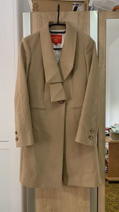 I just added a new item to eBay, Vivienne Westwood Beige wool Heavyweight coat Size 40 Red Label Vintage Rare Run! #eBay #eBaySeller Designer Long Pea Coat For Work, Designer Single Breasted Wool Coat For Work, Designer Single-breasted Wool Coat For Work, Designer Wool Coat With Hidden Buttons, Designer Wool Coat With Hidden Button Closure, Tailored Designer Long Sleeve Wool Coat, Designer Single Breasted Wool Coat, Designer Long Sleeve Wool Coat For Office, Designer Single-breasted Wool Coat