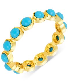 in stock Adjustable Round Stackable Eternity Band, Adjustable Stackable Round Eternity Band, Gold Turquoise Stackable Ring, Eternity Ring Gold, Eternity Ring, Turquoise Ring, Gold Color, Jewelry Rings, Gold Plate