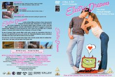 the dvd cover for electric dreams features an image of a man and woman standing next to each other