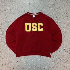 Vintage Russel Athletics USC Crewneck  - great condition no flaws, boxy fitting - mens s  dm for questions  . . . . #y2k #2000s #vintage 2000s Vintage, Athletic Men, Russell Athletic, Y2k 2000s, Mens Sweatshirts, Mens Accessories, Vogue, Crew Neck, Outfit Accessories