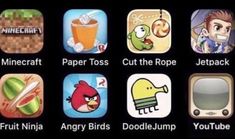 an image of some app icons for the iphone or ipad that you can use to play games