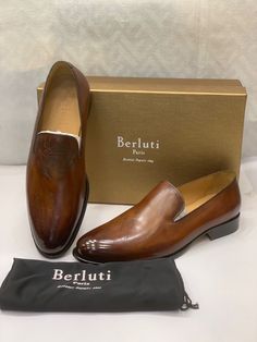 Luxury Gentleman Leather Dress Shoes, Luxury Italian Crafted Gentleman's Dress Shoes, Luxury Leather Shoes For Men, Business Casual, Luxury Timeless Brown Men's Shoes, Mens Italian Dress Shoes, Cool Shoes For Men, Luxury Semi-formal Men's Shoes With Italian Craftsmanship, Casual Sneakers For Men, Berluti Shoes