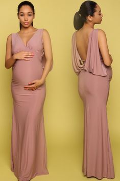 Babyshower Dress Ideas, Baby Shower Dresses Black Women, Pregnant Dress Elegant, Pink Baby Shower Dress, White Maternity Gown, Babyshower Dress, Maternity Picture Outfits, Pregnant Style, Mother Care