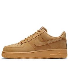 Nike Air Force 1 Low 'Flax' AA4061-200 (AF1/SNKR/Unisex) Air Force 1 Stussy Fossil, Nike Air Force 1 Luxe Pecan, Nike Brown Shoes, Nike Air Force Brown, Tan Air Force 1, Brown Air Force 1, Air Force 1 Brown, Air Force Shoes, Nike Brown