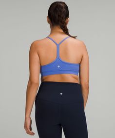 What bra We designed our classic racerback so you won't feel anything but your practice. Designed for Yoga. Intended for low-impact activities. Pockets for optional, removable cups. Feels Buttery-Soft and Weightless, NuluTM Fabric. Bra: 81% Nylon, 19% Lycra elastane. Middle layer: 89% Nylon, 11% Elastane. Bra lining: 56% Polyester, 33% Coolmax polyester, 11% Lycra elastane. New 52, Racerback Bra, Womens Bras, Personal Shopping, Sport Outfits, Soft Fabrics, Sports Bra, Bra, Bring It On