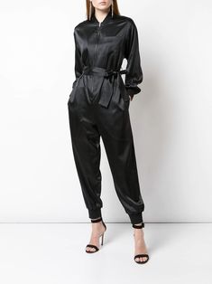 Overalls For Women, Jump Around, Designer Jumpsuits, Playsuit Romper, Jumpsuit Fashion, Black Jumpsuit, Black Silk, Playsuit, Fashion Lover