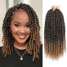 Crochet Passion Twist, Pre Looped Crochet Hair, Passion Twist Crochet, Passion Twist Hair, Crochet Hairstyles, Curly Crochet Hair Styles, Twist Styles, Twist Hair, Micro Braids