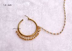 Gold plated plain nose ring nath for pierced nose only. Perfect nose piece for bridal. Ring sizes: 0.6, 0.7, 0.9, 1.1, 1.3, 1.4, 1.6 inches (diameter) Can used for both nose sides. Silver Hoop Nose Ring For Wedding, White Tilla Toe Ring Jewelry, Round Tilla Rings For Wedding, Chandbali Nose Rings For Wedding And Festivals, Gold Hoop Nose Rings For Wedding, White Hoop Nose Rings For Wedding, Traditional Silver Nose Rings For Wedding, Festive Chandbali Nose Ring For Weddings, Toe Ring Jewelry For Wedding And Festivals