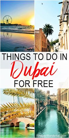 best things to do in dubai | free things to do in dubai \ dubai on a budget | dubai cheap things | top things to do for free in dubai | explore dubai on a budget | united arab emirates on a budget | top 10 dubai #dubai #uae #unitedarabemirates North Africa Travel, Things To Do For Free