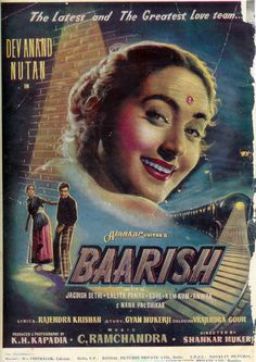 an old movie poster for baarsh