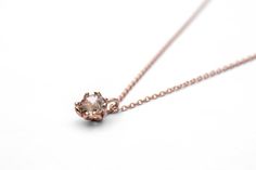 Exquisite 14k solid gold and Morganite gemstone flower solitaire pendant necklace for women and girls. This floral real gold necklace's gemstone has a peach color, and it is the perfect love gift for your dear!❀ Features:************❇ Chain:∙ 14k solid gold- Can be made also in 18K - contact me for details.∙ Gold alloy - Yellow / White / Rose Gold.∙ Length: 42 cm (16.5 Inches).❇ Pendant:∙ 14k solid gold- Can be made also in 18K - contact me for details∙ Gold alloy - Yellow / White / Rose Gold∙ P Rose Gold Round Solitaire Necklace Gift, Elegant Rose Gold Solitaire Necklace With Birthstone, Delicate Necklace With Prong Setting As Gift, Rose Gold Necklace With Brilliant Cut For Gift, Rose Gold Necklaces With Brilliant Cut For Gifts, Rose Gold Brilliant Cut Necklace For Gift, Fine Jewelry Solitaire Necklace With Flower Pendant As Gift, Rose Gold Solitaire Necklace With Prong Setting As Gift, Rose Gold Sterling Silver Solitaire Necklace Gift