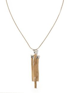 Deco Fringe Necklace Elegant Gold-tone Dangle Necklaces, Silver Plated Costume Jewelry Necklace, Costume Jewelry Plated Necklaces For Jewelry Making, Gold Dangle Necklaces For Formal Occasions, Adjustable Long Gold-tone Necklace, Gold-plated Rhinestone Necklace With Adjustable Chain, Elegant Gold Metal Snake Chain Necklace, Gold-tone Brass Necklace With Adjustable Chain, Formal Dangle Metal Necklaces