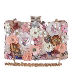 Beautiful Replica Designer Handbags Vintage Flower Decor, Wedding Handbag, Flower Handbag, Sequin Clutch, Wedding Bags, Embellished Clutch, Floral Clutches, Rhinestone Clutch, Wedding Purse