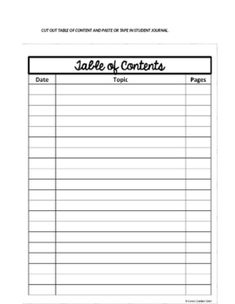 a printable table of contents for a restaurant or bar with the name jale on it