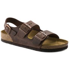 Birken Stocks, Natural Leather Sandals, Birkenstock Men, Stylish Sandals, Birkenstock Milano, Nubuck Leather, Gucci Men